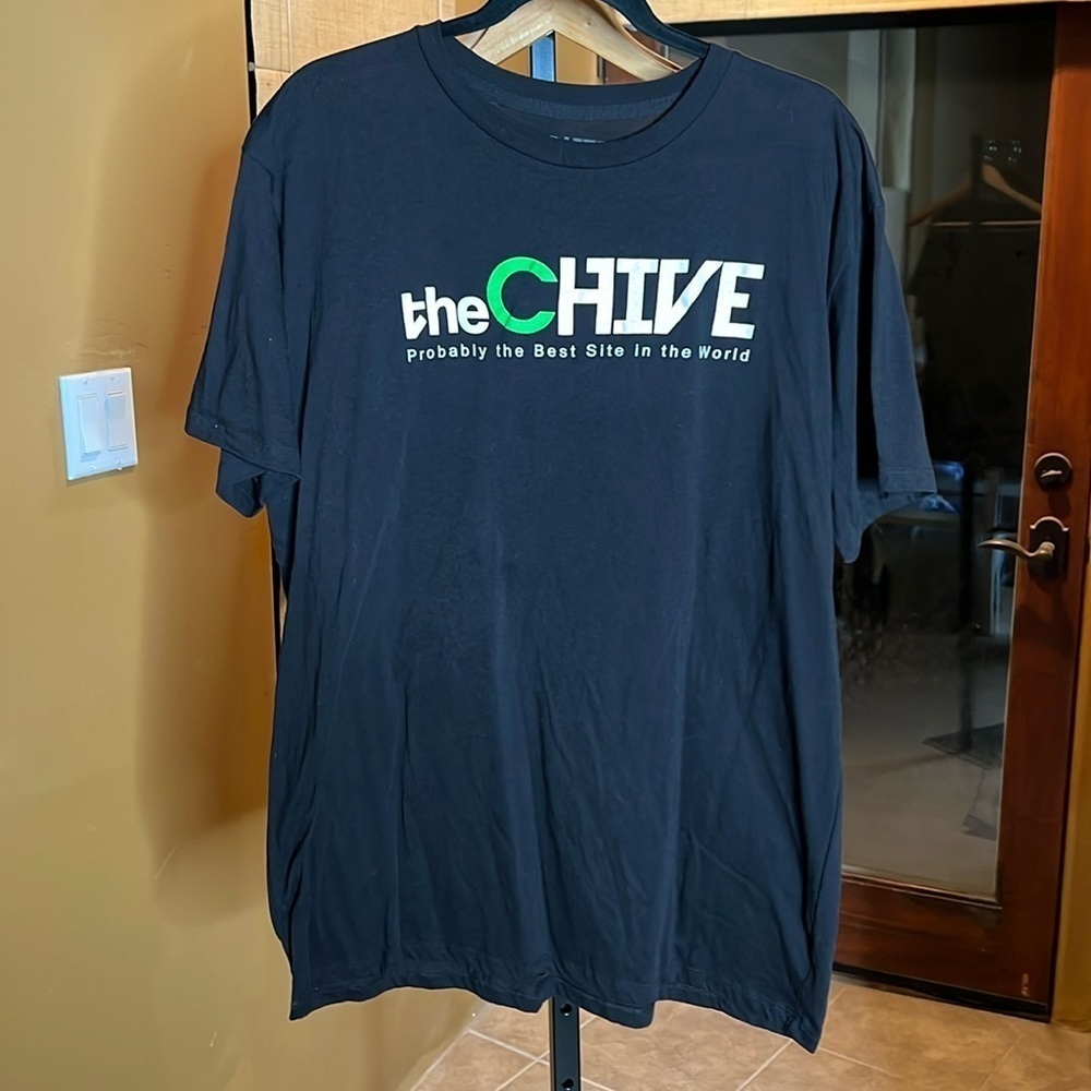 Chive Tees The Chive Cotton Blend Black Tee Made In America Size XXL